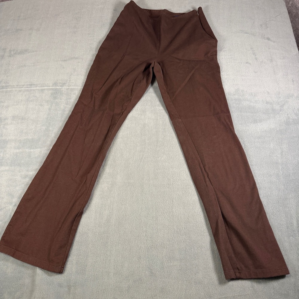 J.Crew Womens Brown Side Zip Stretch Cotton Straight Leg Dress Pants Size 6